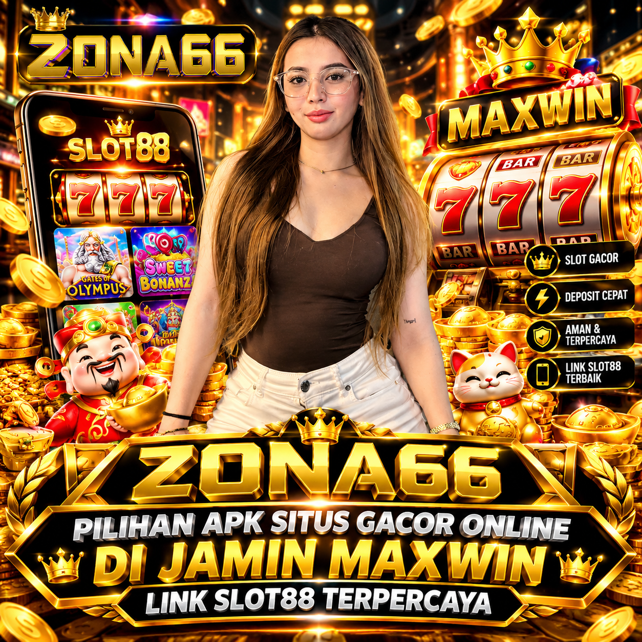 ZONA66 : Pilihan Apk Situs Gacor Online Di Jamin Maxwin Link Slot88 Terpercaya