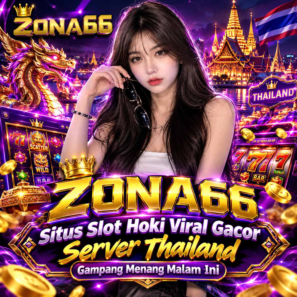 ZONA66 : Situs Slot Hoki Viral Gacor Server Thailand Gampang Menang Malam Ini